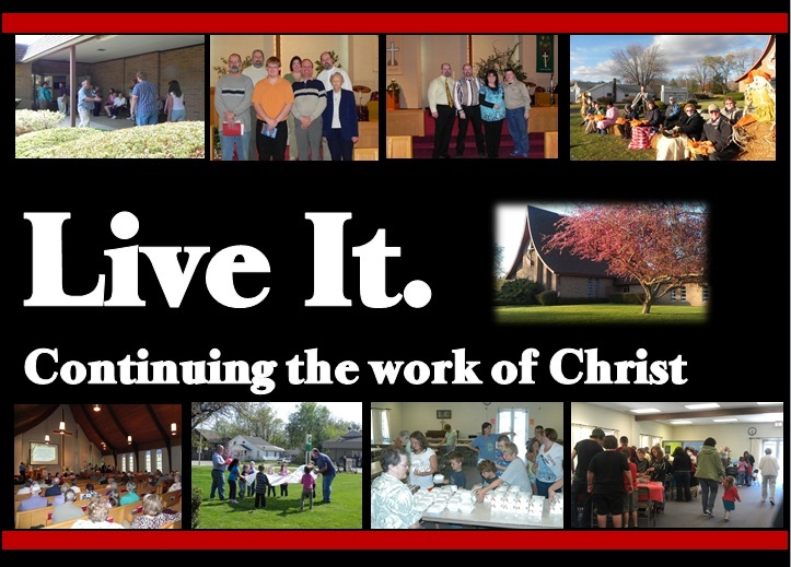 Live It!  pictures of the church doing ministry
